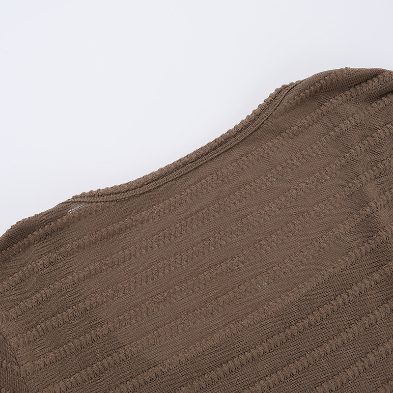 Plain Tailored Angular Neckline Full Sleeve Stretch Blouse