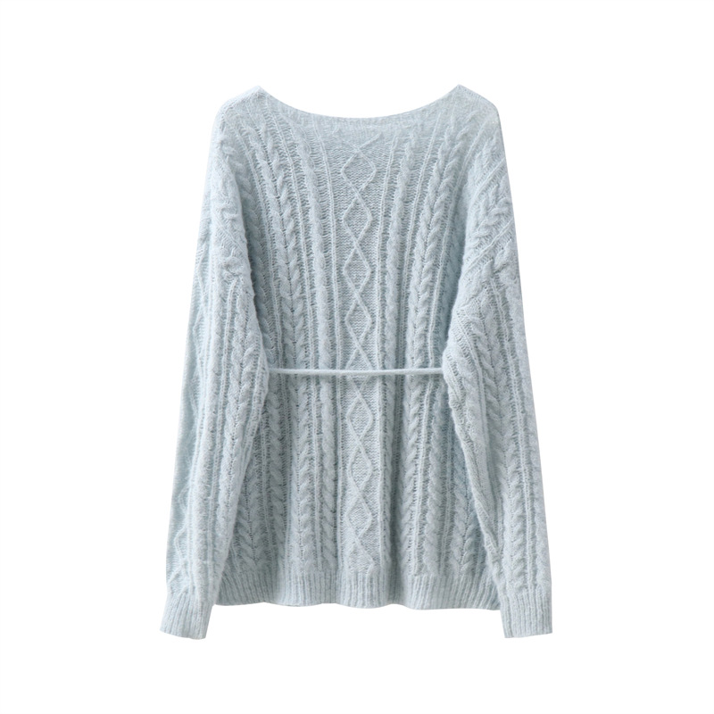 Slouchy Drawstring Wool Blend Dress