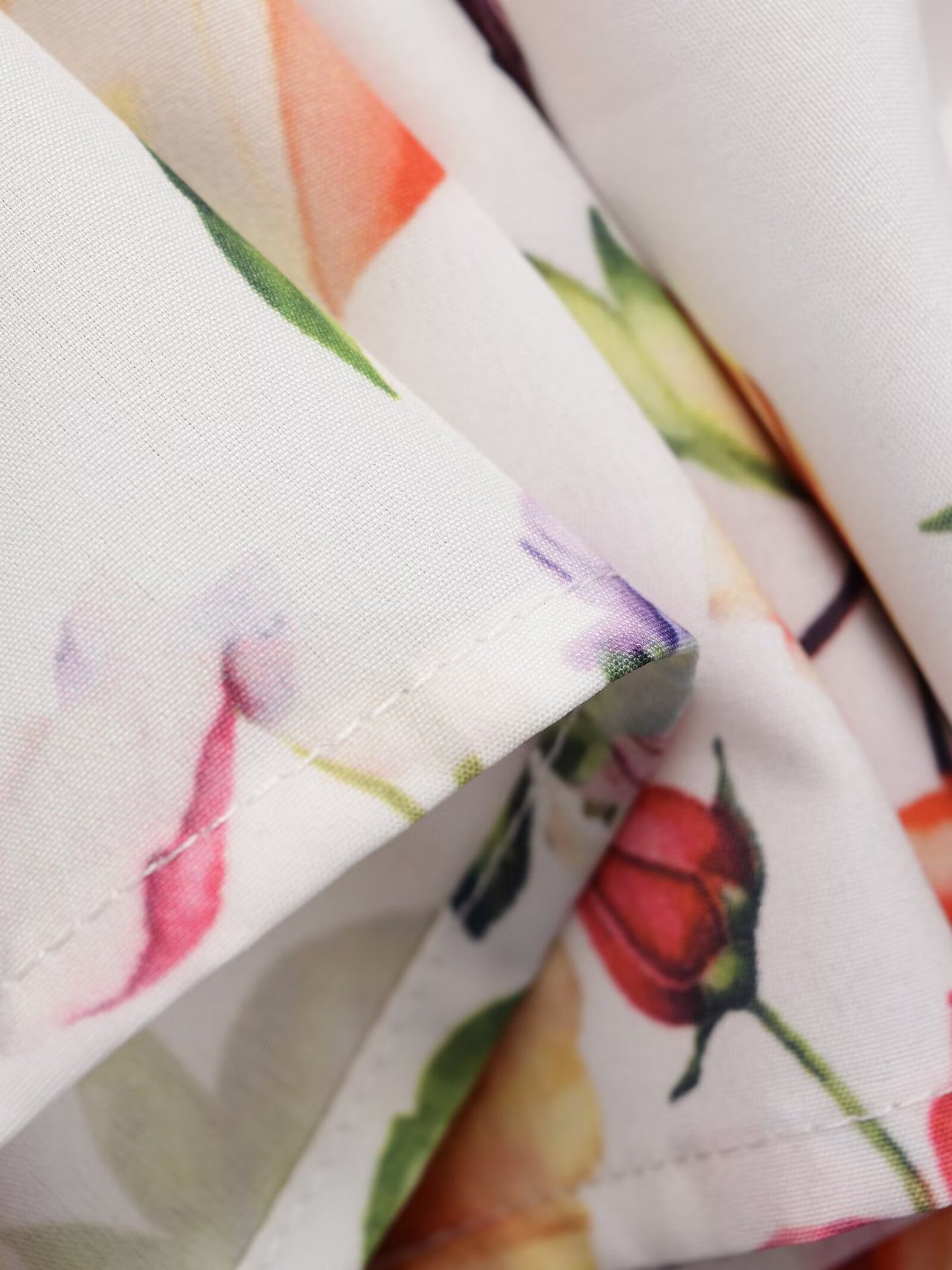 Women's Clothing with Belt Printed Poplin Midi Dress