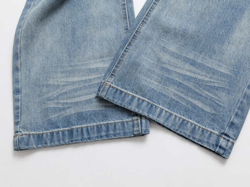 Sexy high waisted straight leg loose wide leg jeans