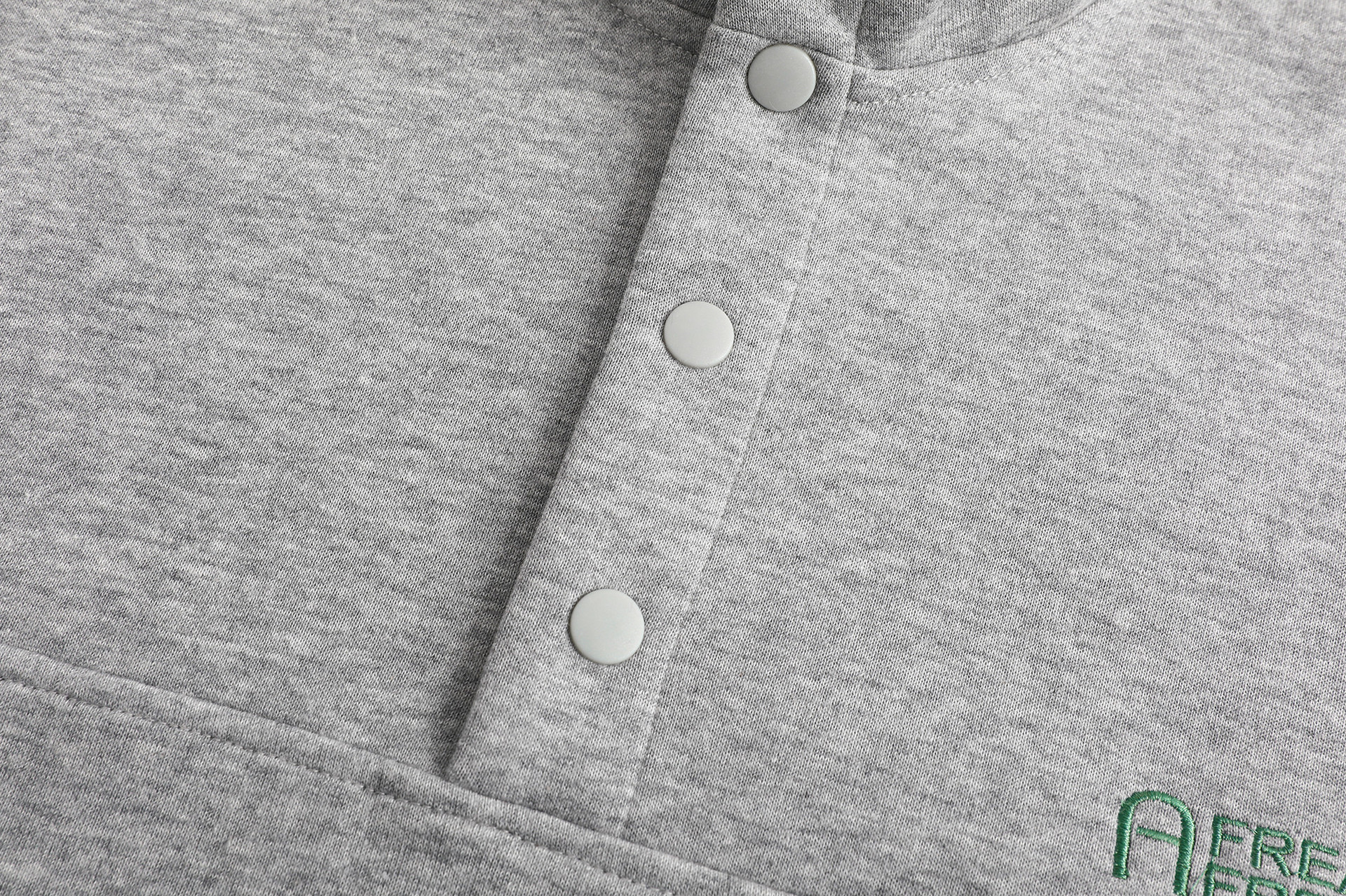 Cotton Two-Tone Mock Neck Varsity Oversized Hoodie