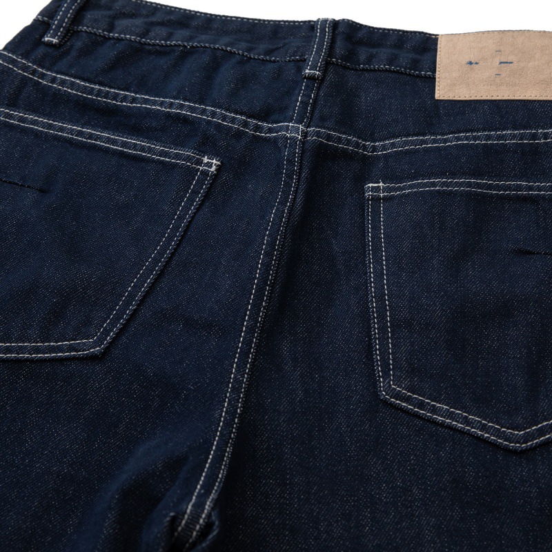 Denim Cargo Pants Men High Street Fashion Loose Wide Leg Casual Trousers