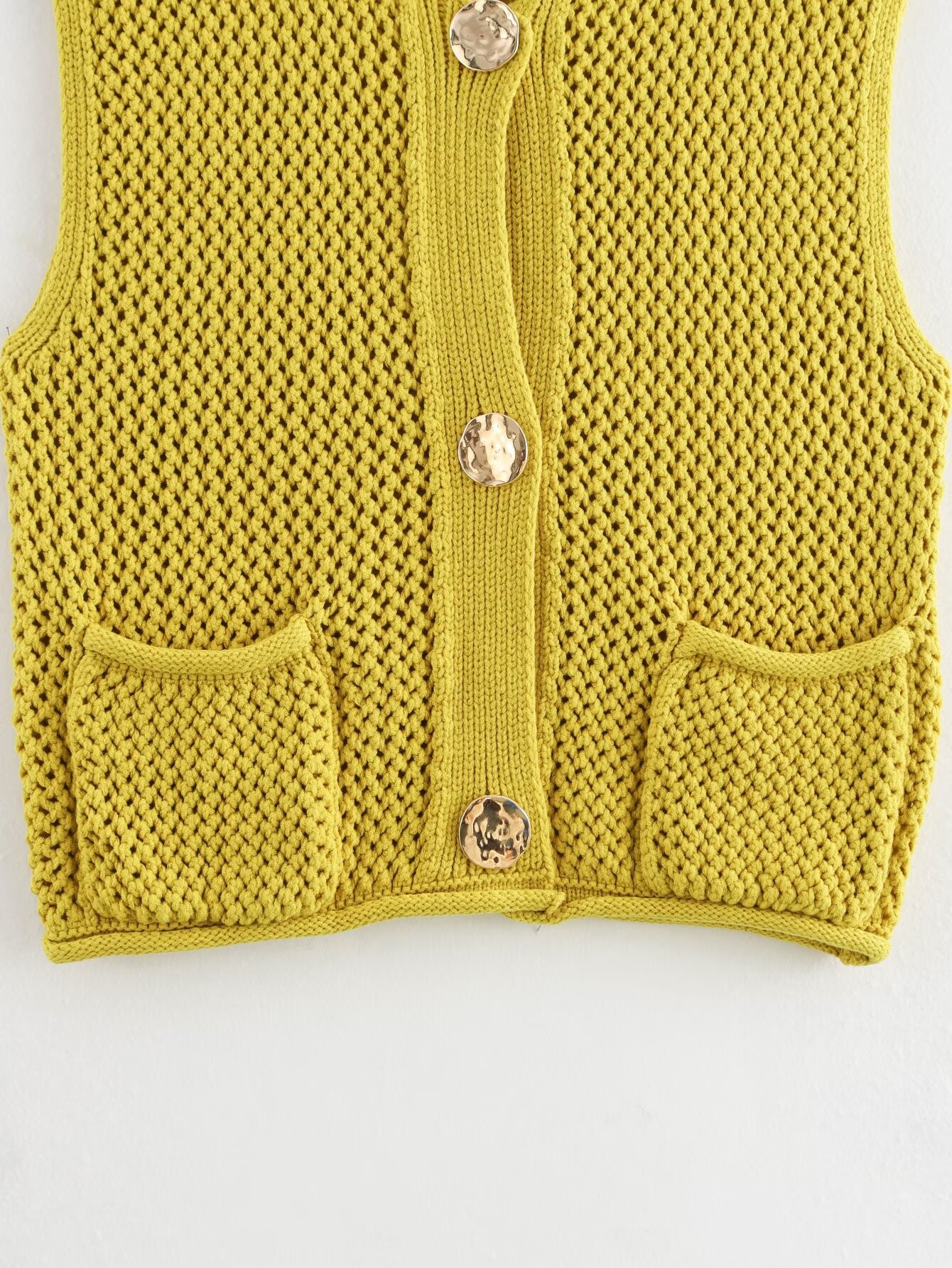 Urban Knit Regular Fit Sleeveless Jacket