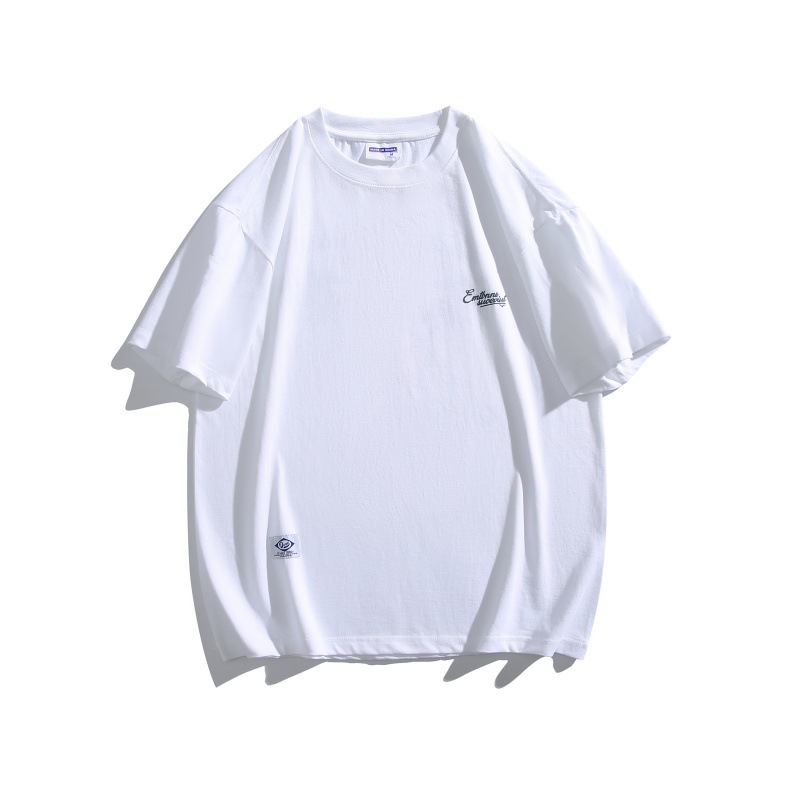 Coconut print loose round neck short sleeved shirt