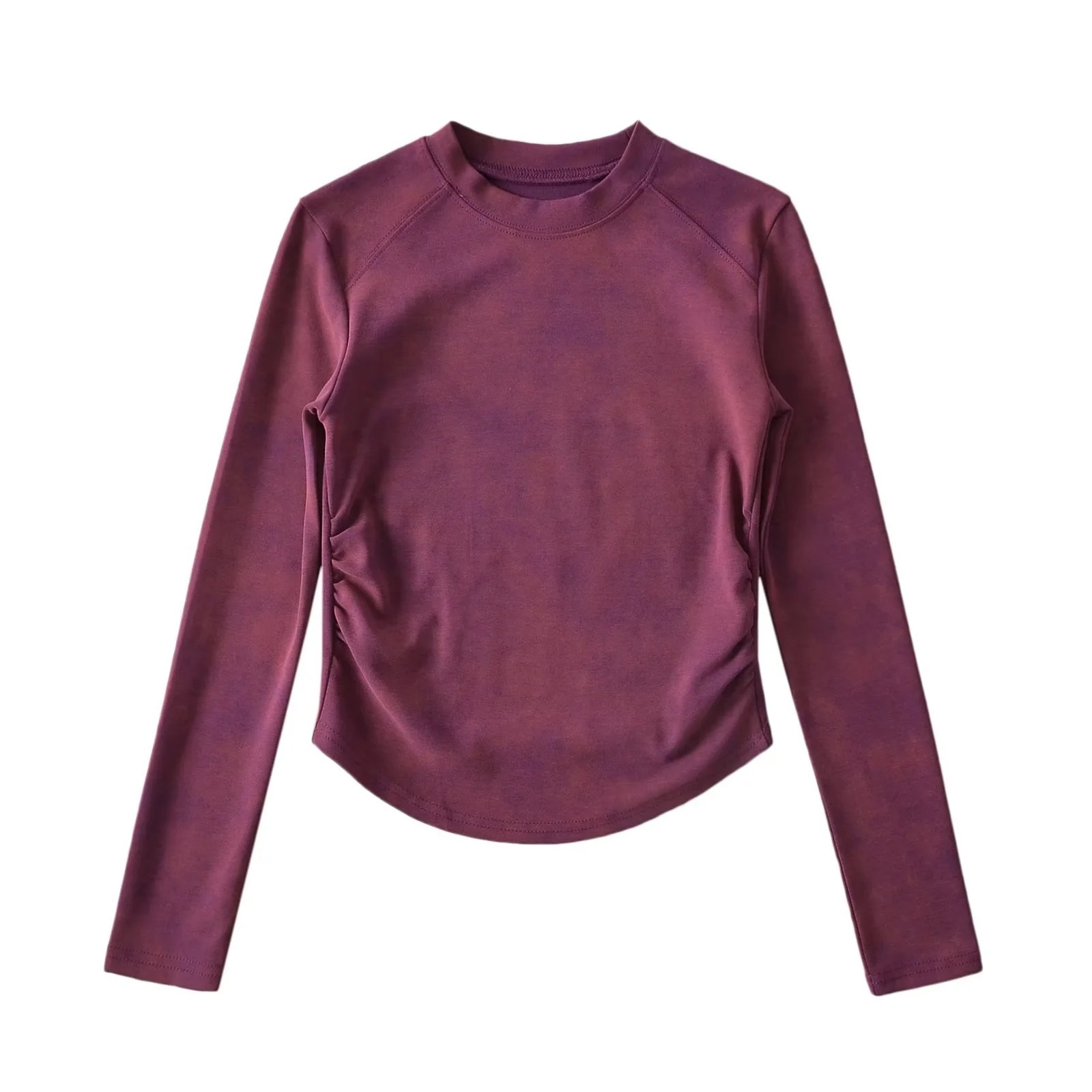 Playful Ladies Full Sleeve Cotton Crewneck Spiral Tee