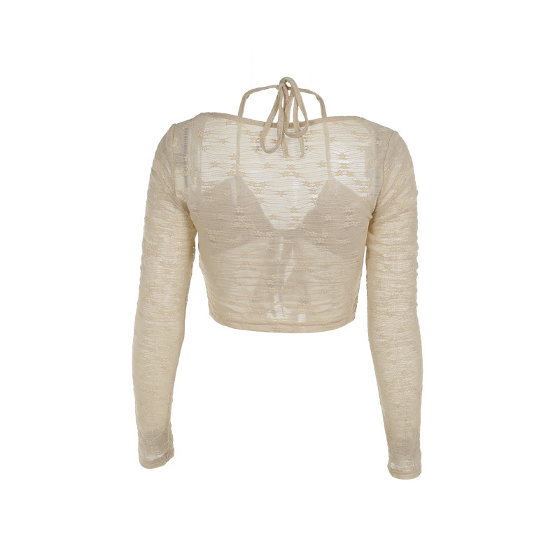 Full Sleeve Square Neck Illusion Blouse