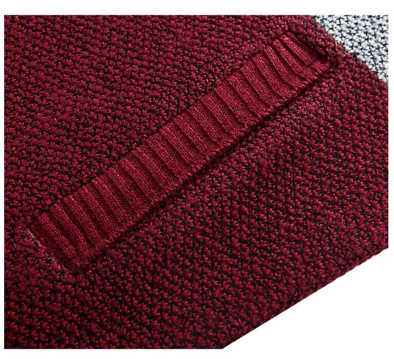 Male Streetwear Cardigan Polyester Viscose Open Front