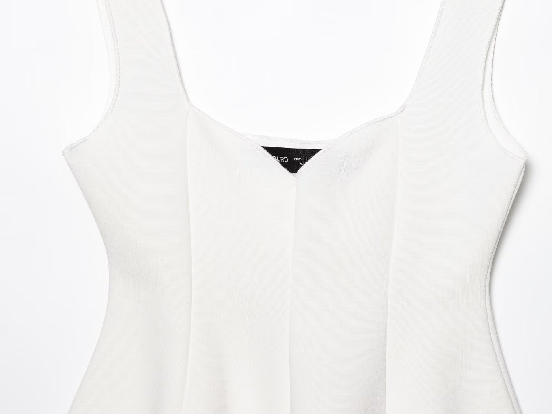 Solid Color Peplum Tank