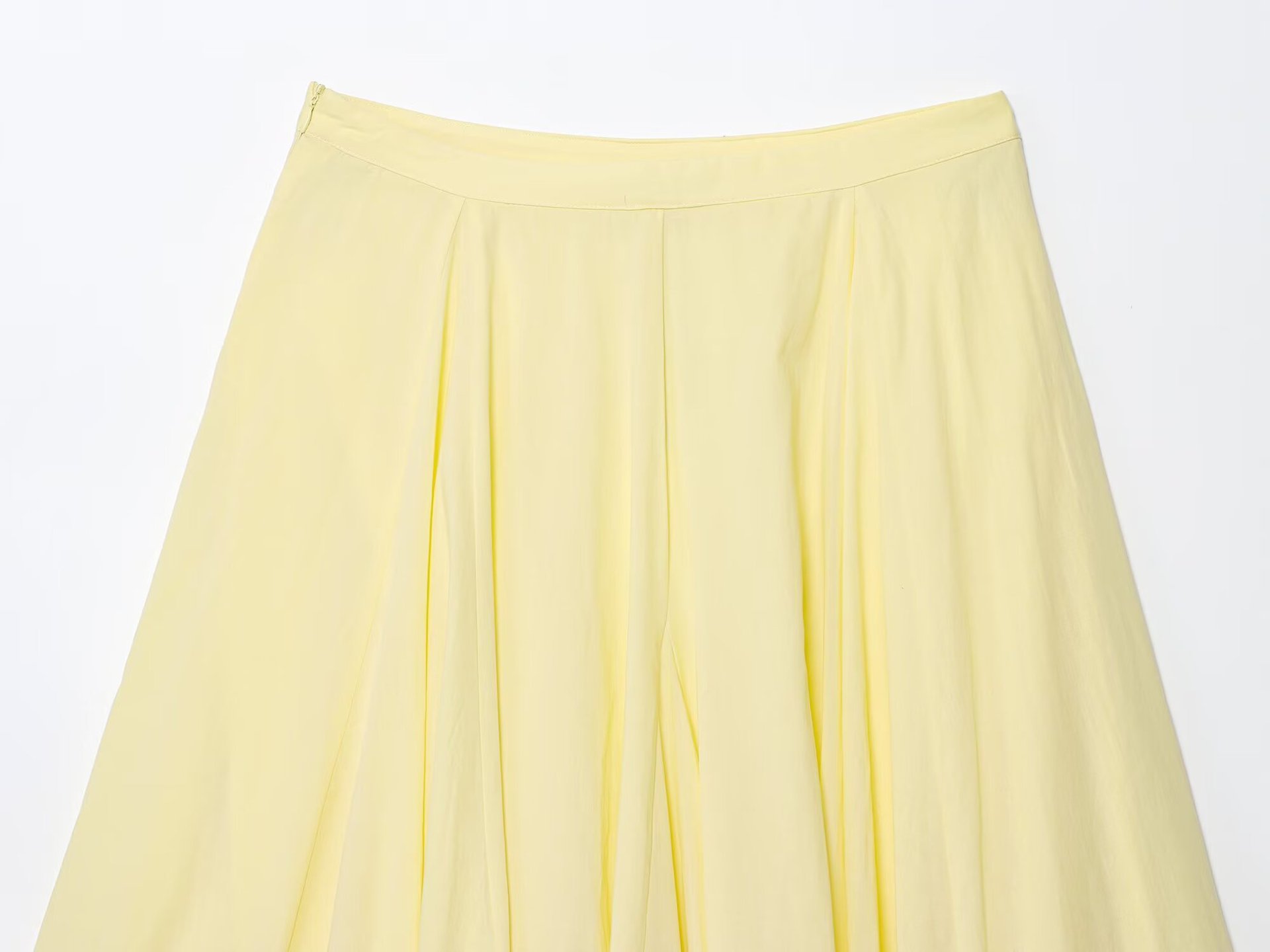 Women's Clothing INS Casual Versatile Wide Hem Solid Color High Waist Mid-length Skirt