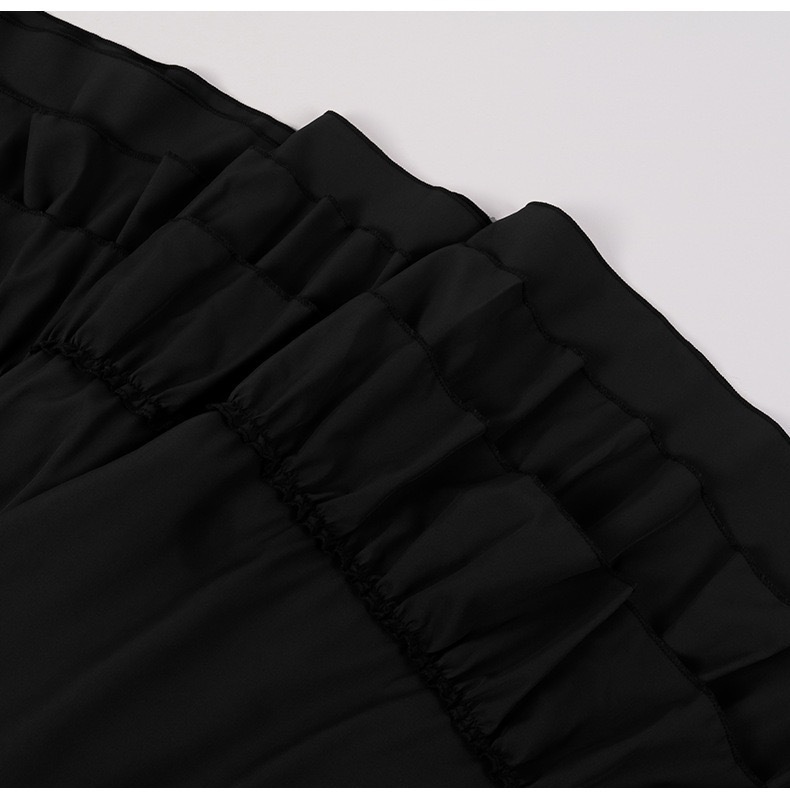 Ladies' Dark Historical Polyester Costume Skirt