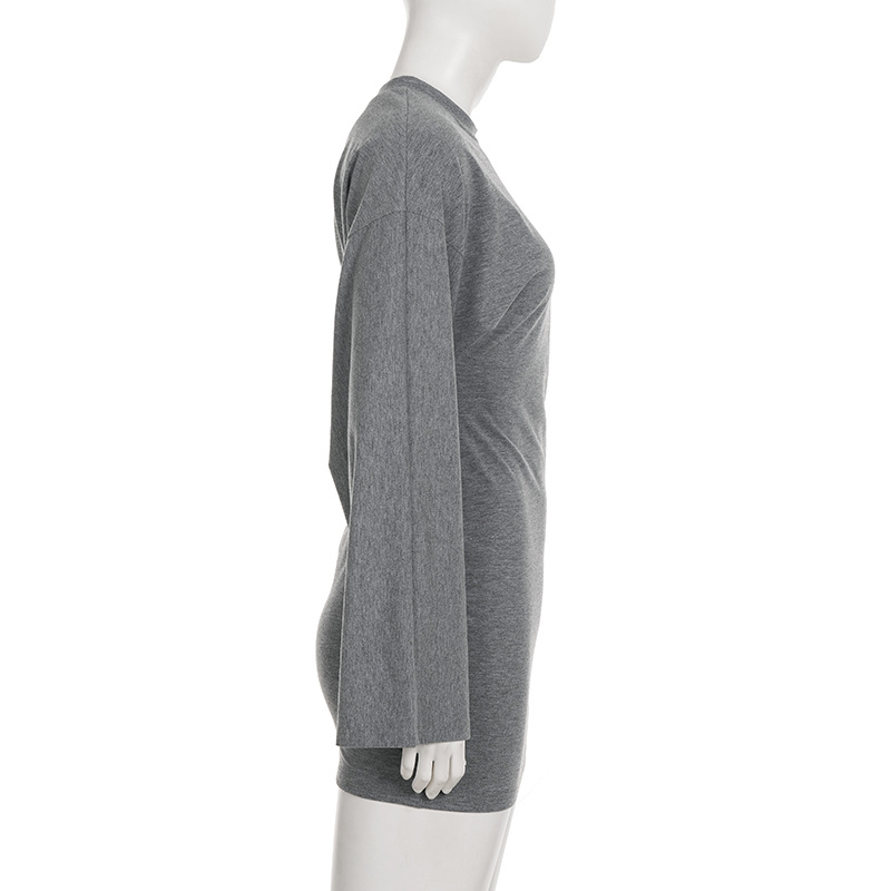 Sleek Contour Mini Dress