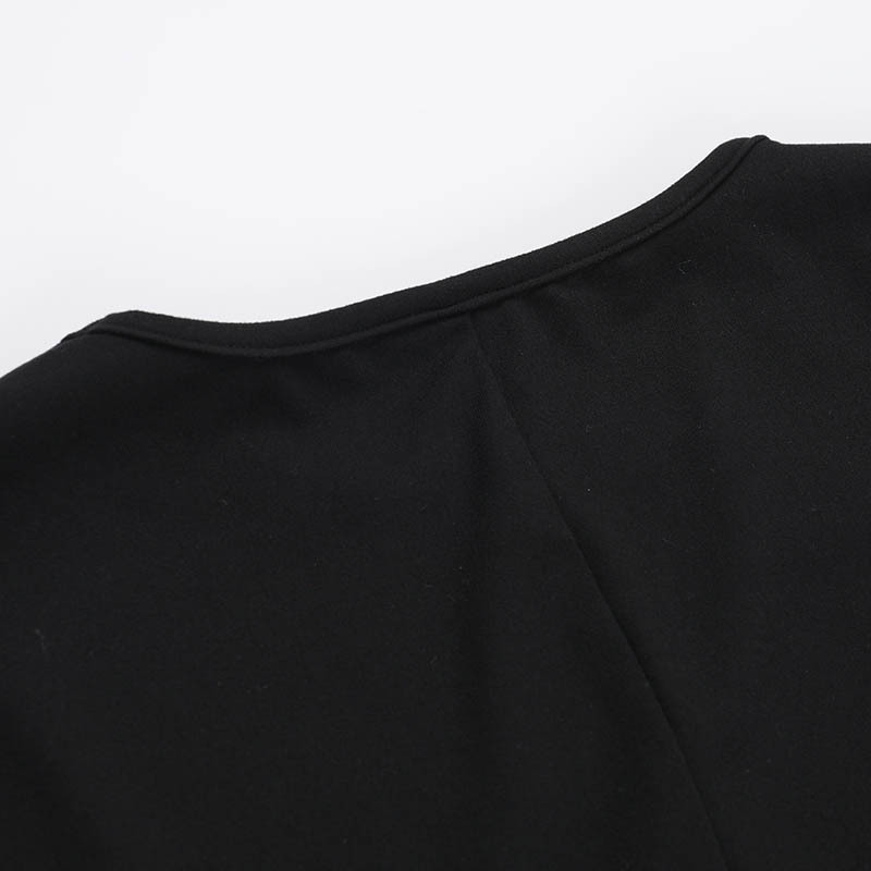 Split A-Line Full Sleeve Shirt Neck Dress