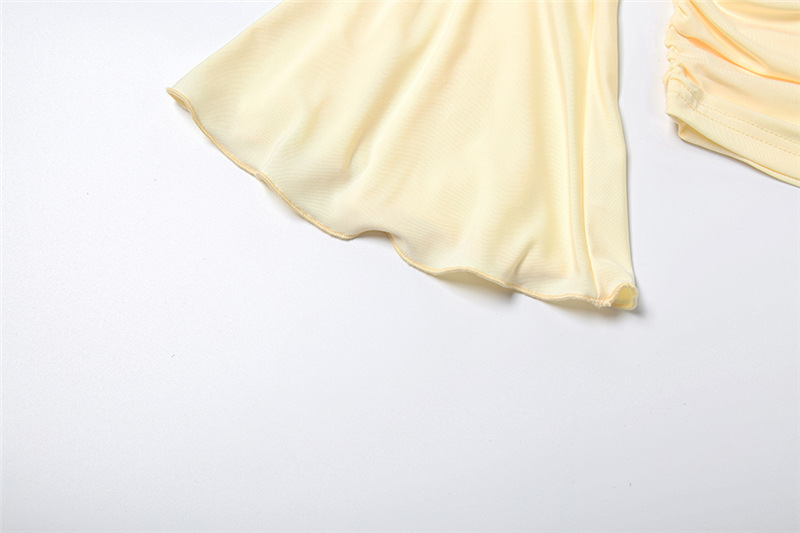 Plunge Empire Bodycon Gathered Pouch Dolman Dress