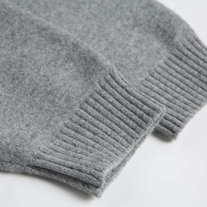 Oversized Japanese Workwear Sweater Accent Seams