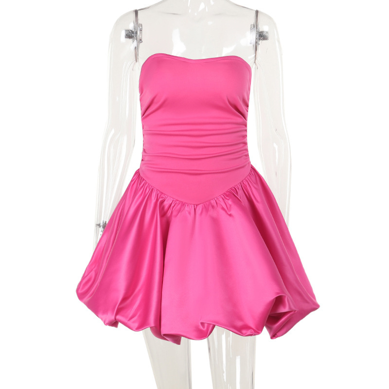 Bodycon Colorblock Stretch Tube Skirt