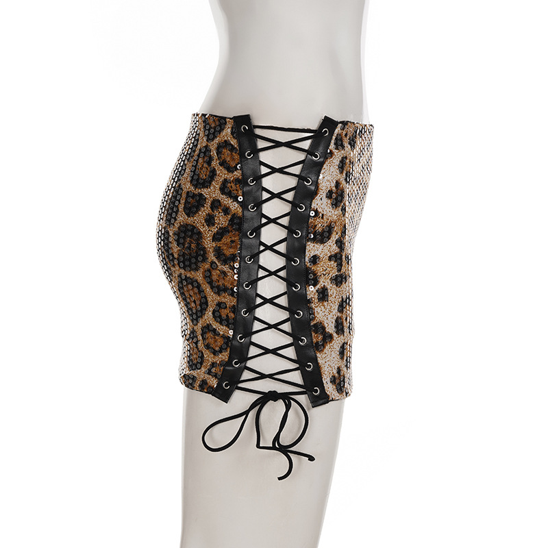 A-Line Animal Glitter Skirt