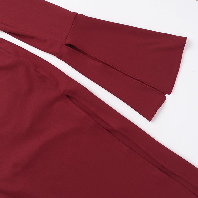Asymmetric Bodycon High Waist Dress