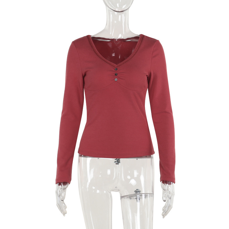 U-Neck Polyester Spandex Top