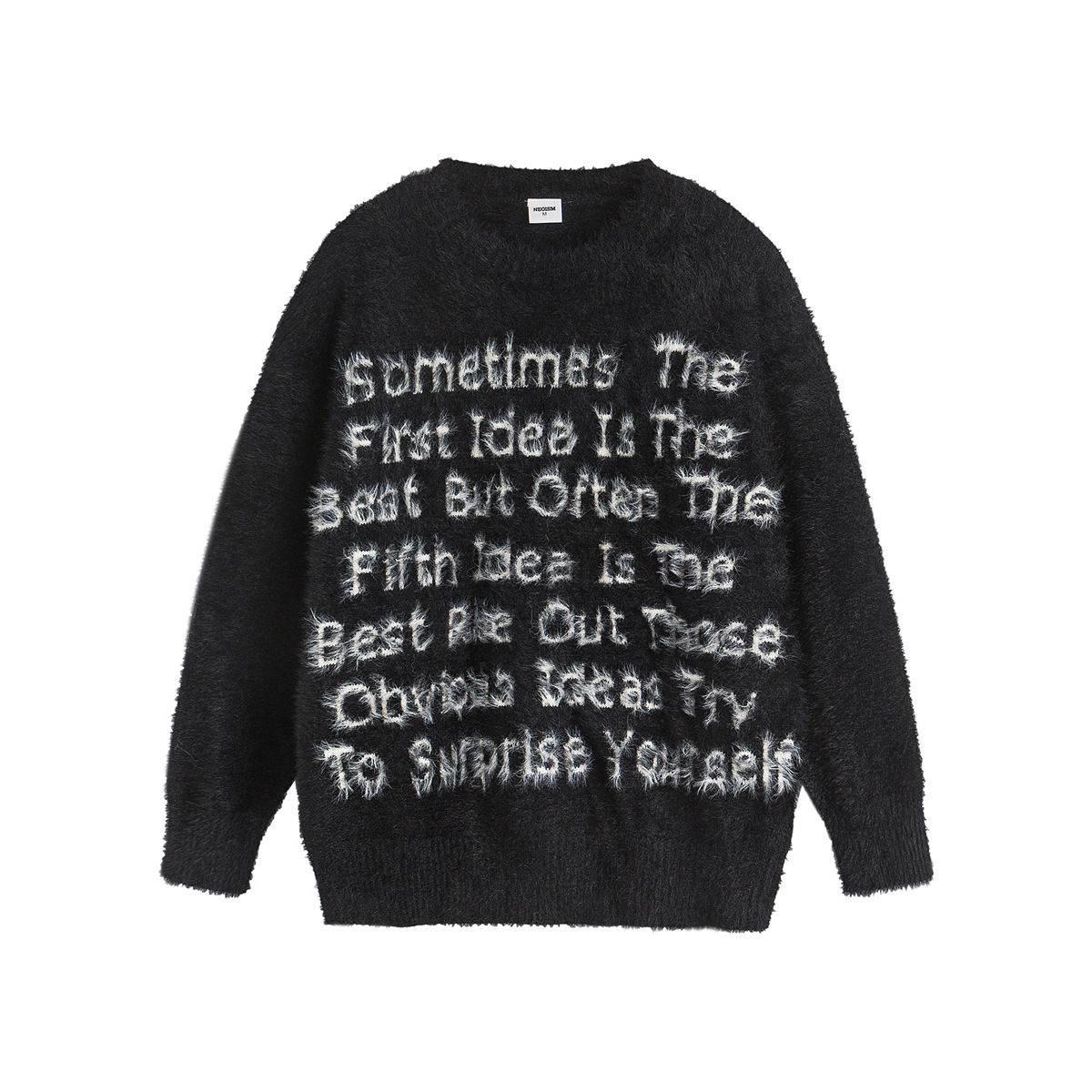 Japanese Workwear Oversized Color Block Sweater