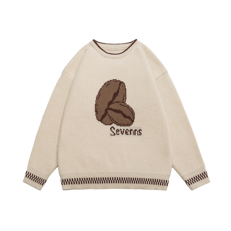 Japanese Workwear Contrast Panel Crew Sweater