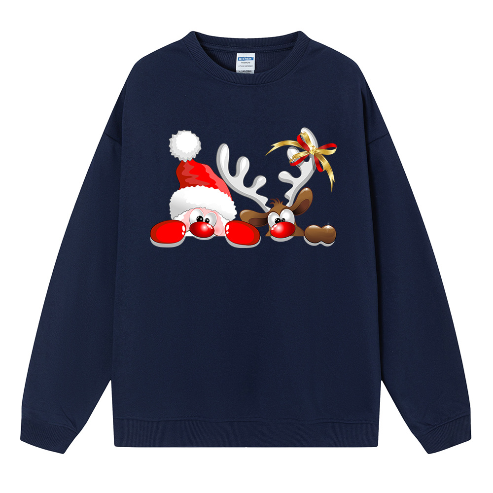 Oversized Holiday Deer Hoodie