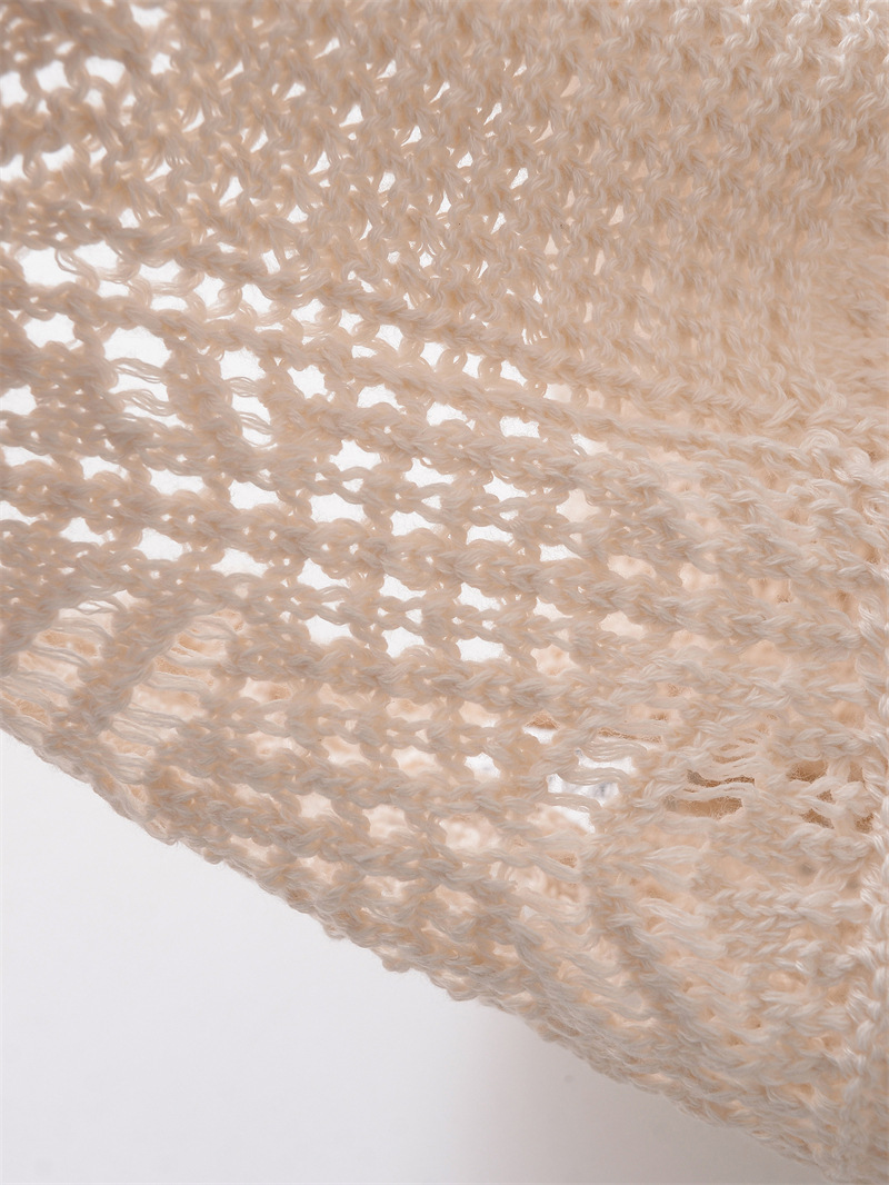 Polyester Plain Crew Relaxed Sweater