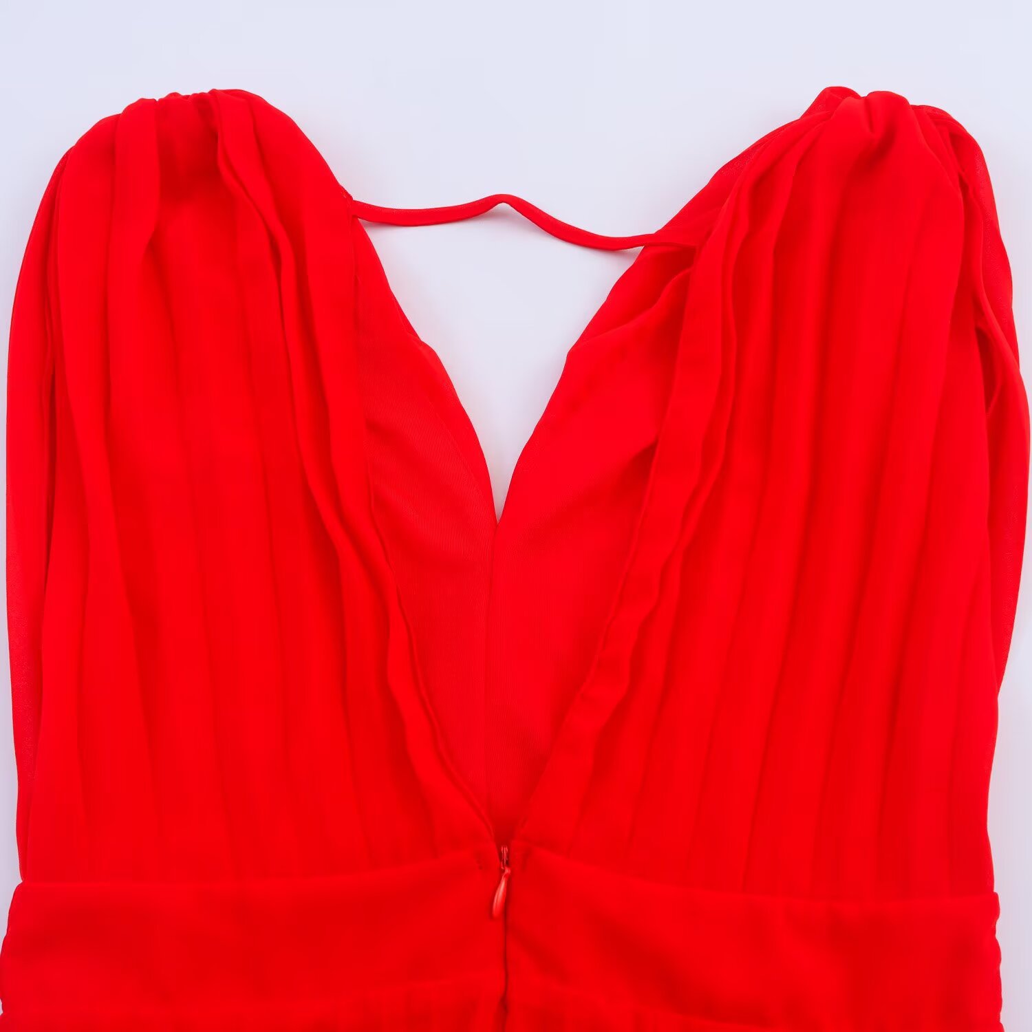 Women's Fashion Temperament Pleated Midi Dress