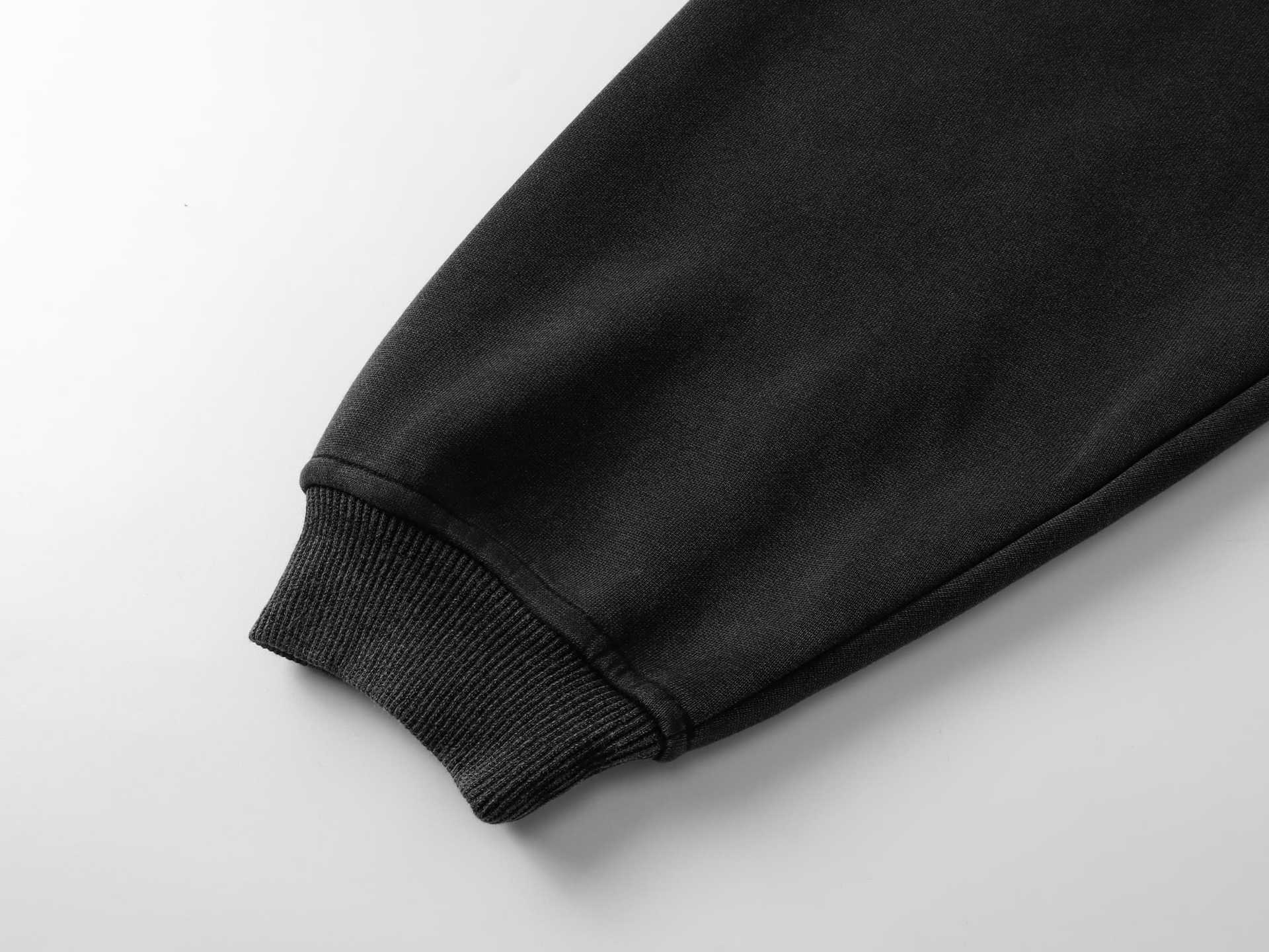 American Retro Loose Fit Geometric Zip Hoodie