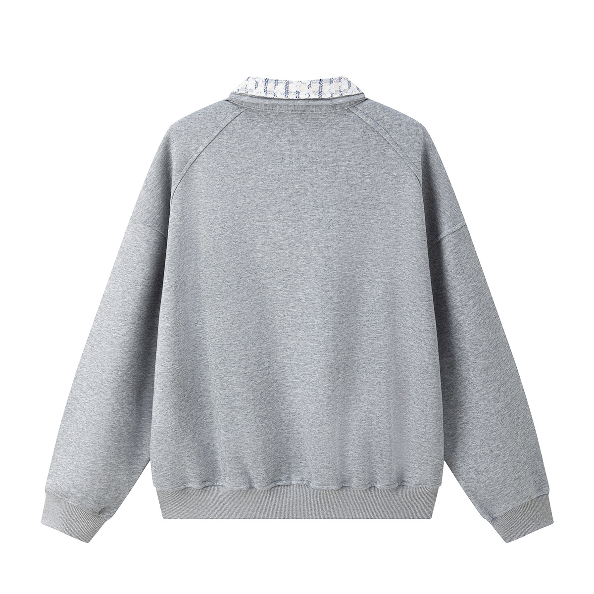 Double collar polo shirt with a lapel sweatshirt