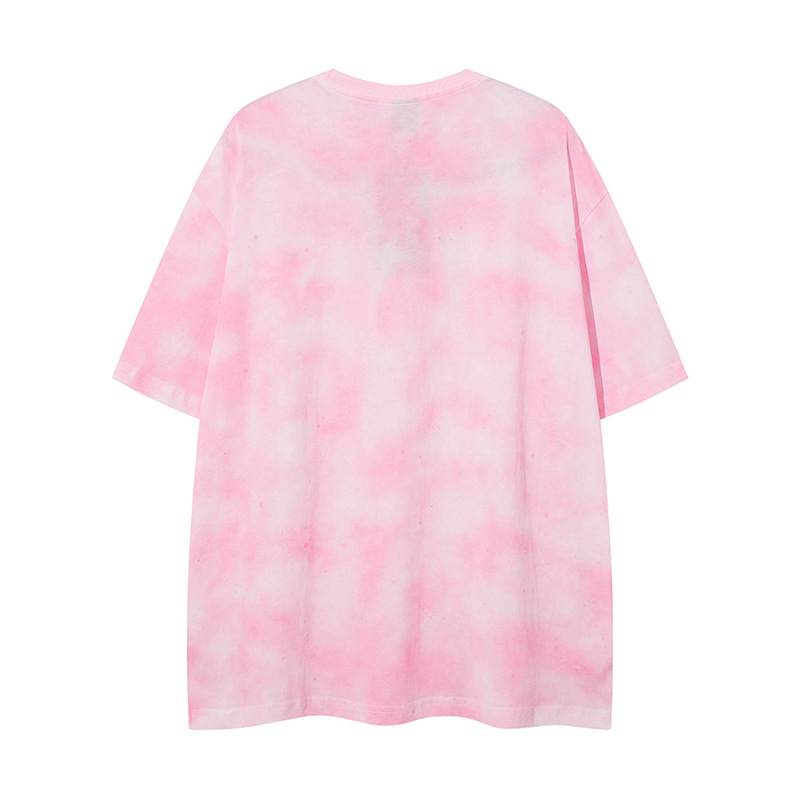 Oversized Cotton Swirled Graphic T-Shirt
