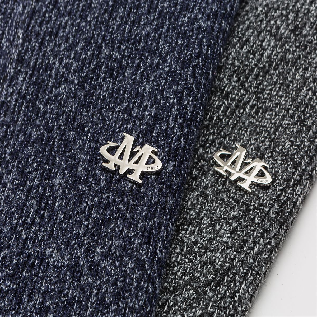 Oversized Japanese Workwear Jacquard Zip Front Sweater