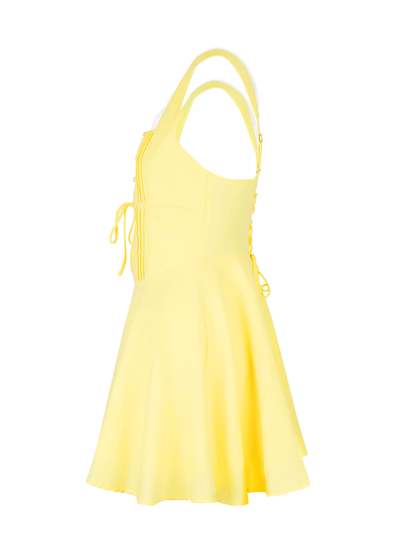 Bold Embroidered Sleeveless Front Closure Dress