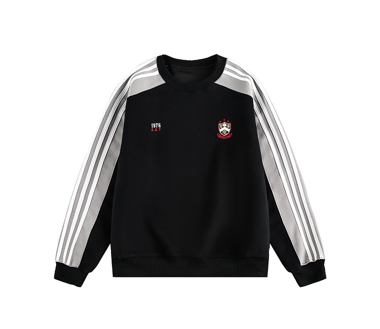 American Varsity Contrast Panel Hoodie