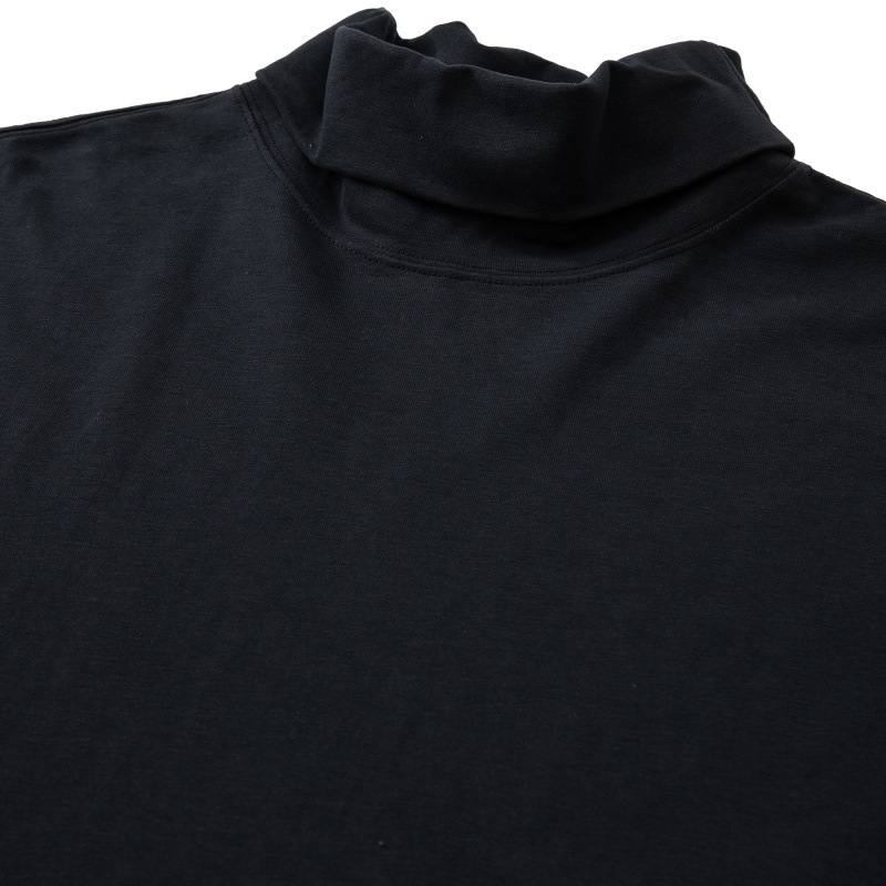Plain Full Sleeved Mandarin Collar Mens T-Shirt