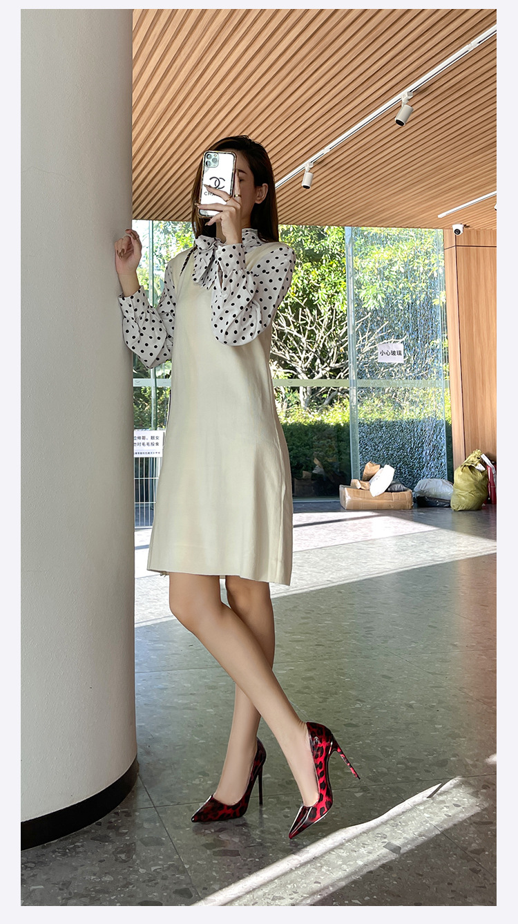 Leopard print pointed high heels, slim heels, oversized single shoes, European and American style, sexy women's shoes