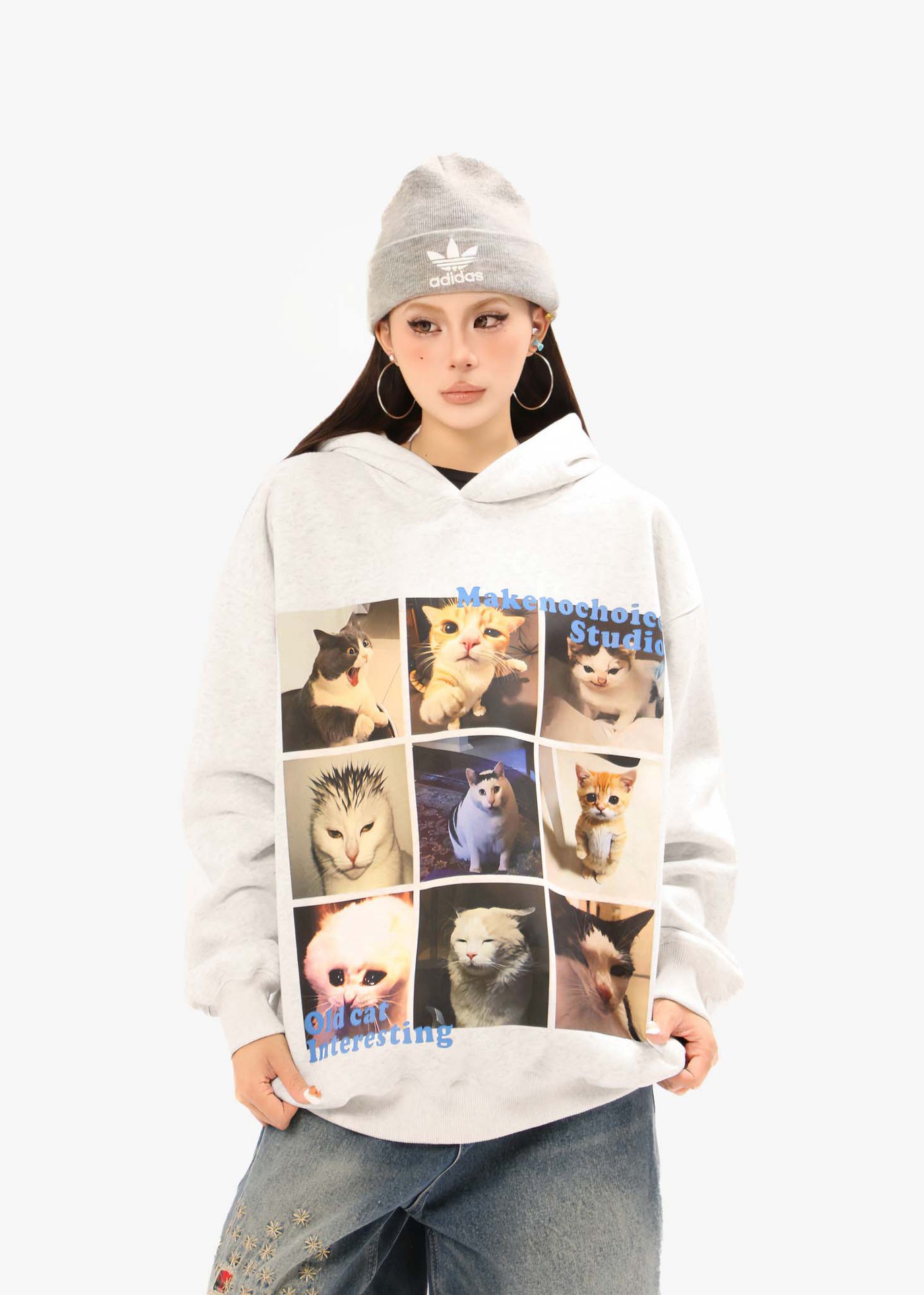 Cotton Feline Graphic Hoody
