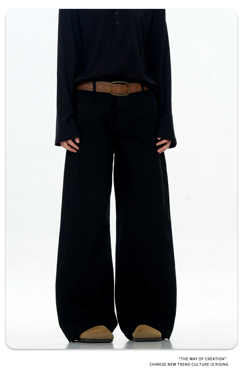 Casual Pants for Men and Women A-Line Slim Fit Tapered Leg Long Pants