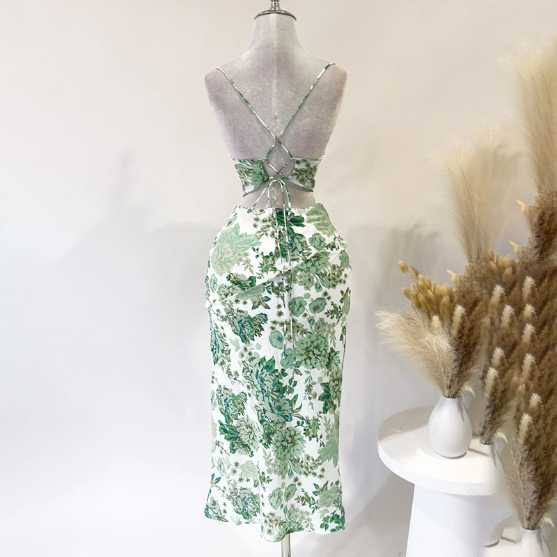 Sleeveless High Waist Irregular Hem Dress