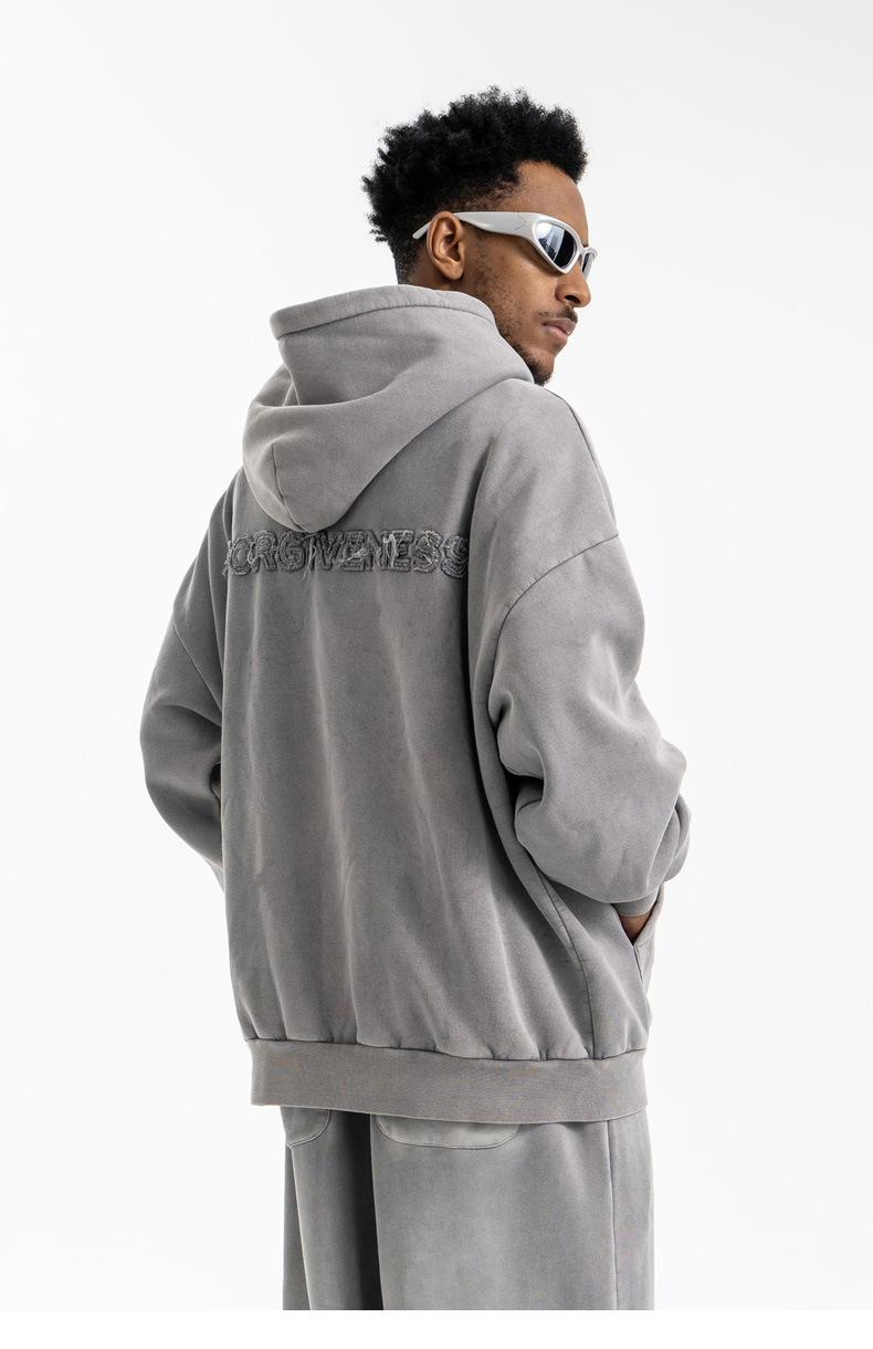 Essential Cotton Initial Hoodie