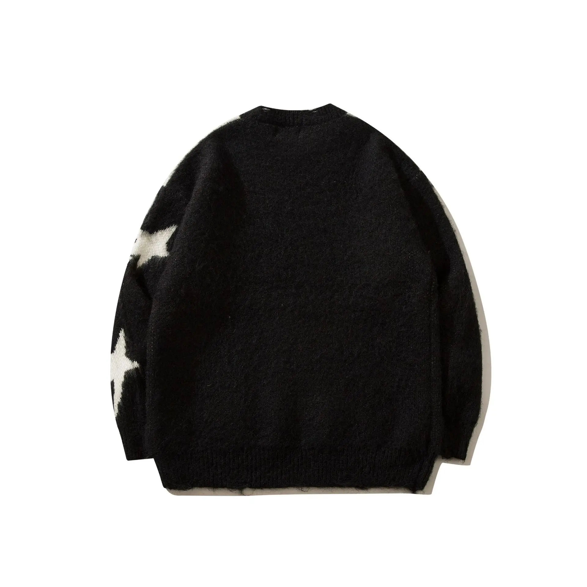 Unisex Galaxy Mosaic Loose Fit Crew Neck Sweater