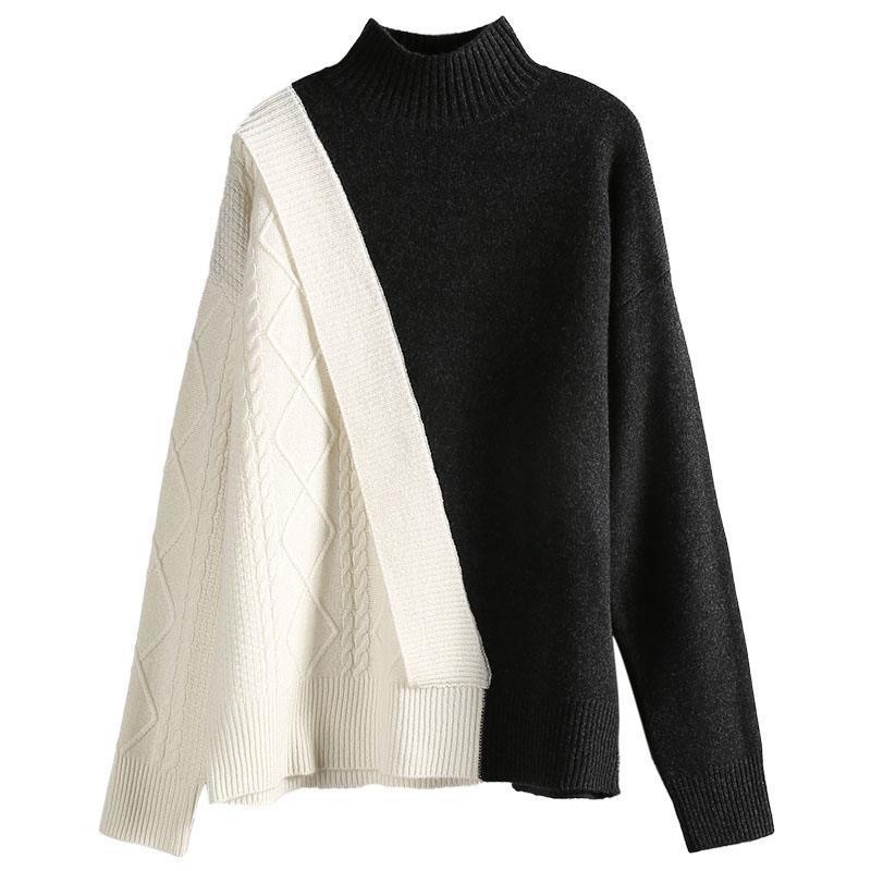 Heavy Acrylic Crew Sweater Ladies Full Arm Cold