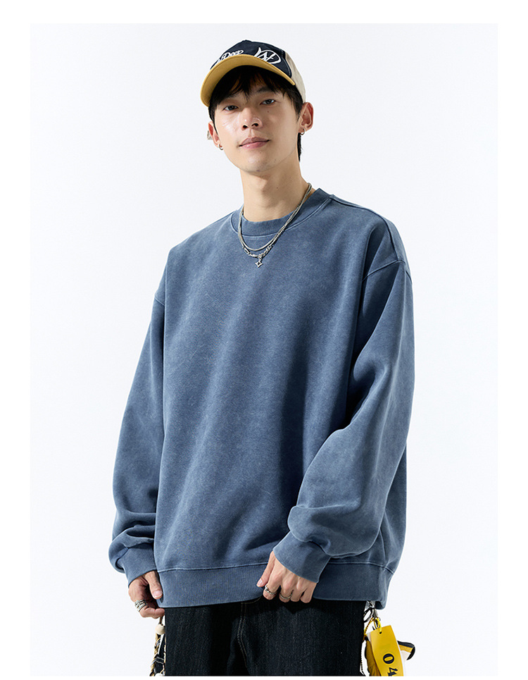 Oversized American Long Sleeve Sweatshirt