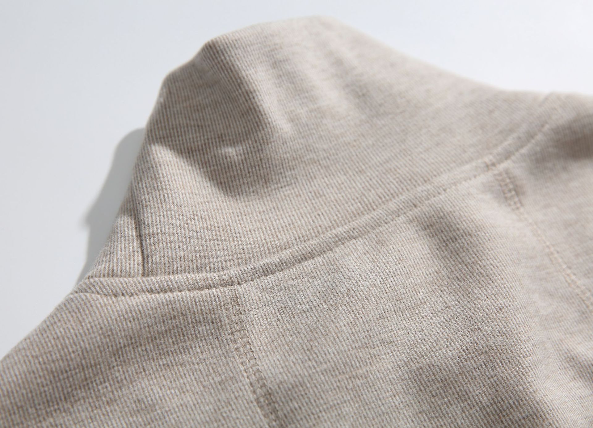 Oversized Letter Print Mock Collar Sweatshirt