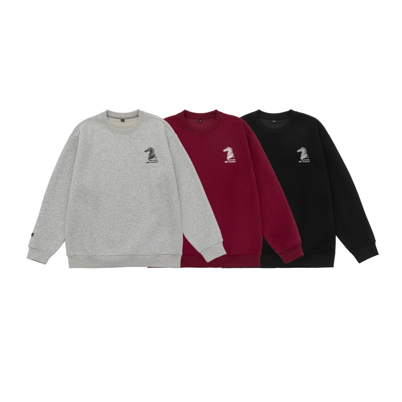 Relaxed Fit Letter Long Sleeve Hoodie