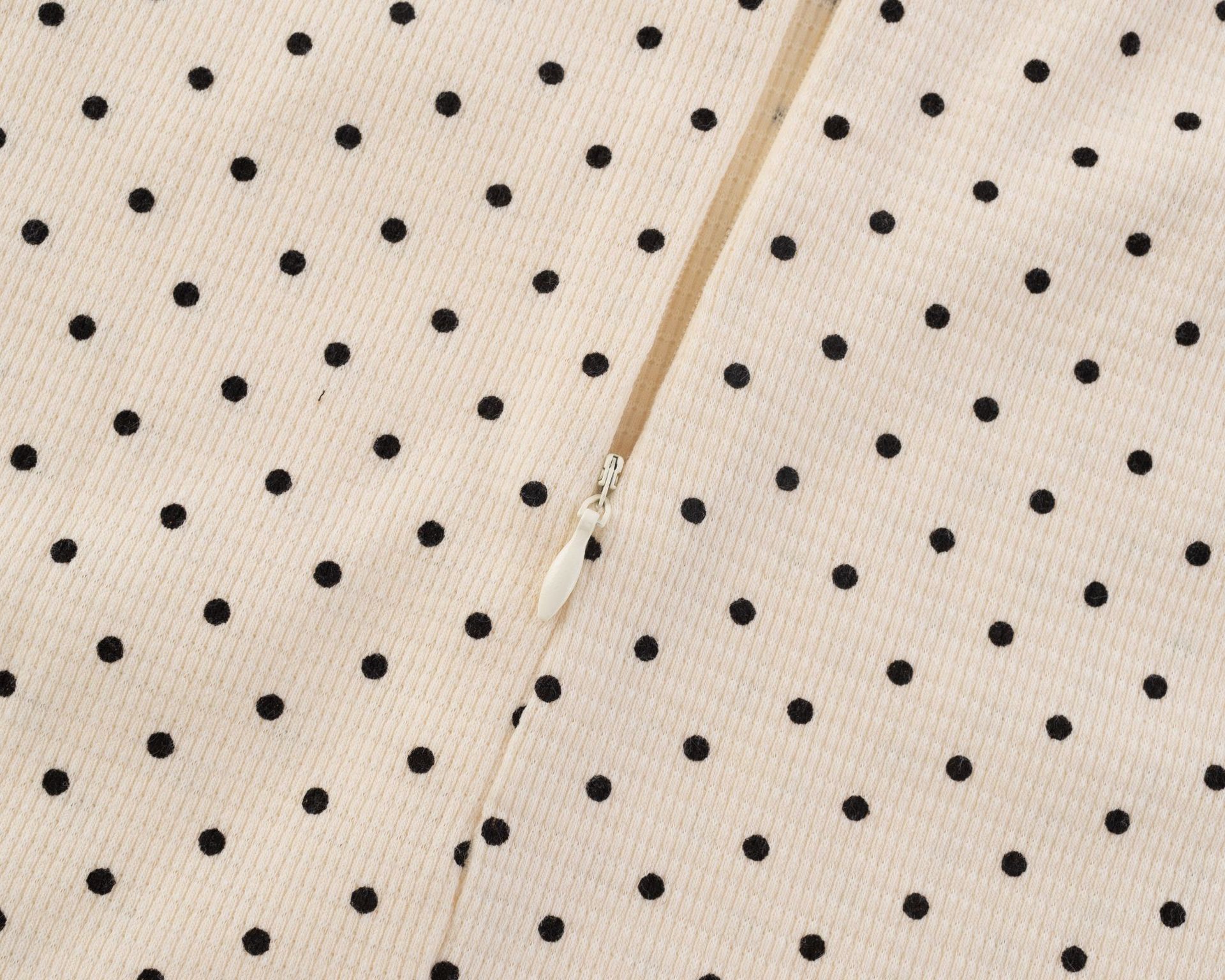 Square Neck Polka Dot Strapless Mini Dress