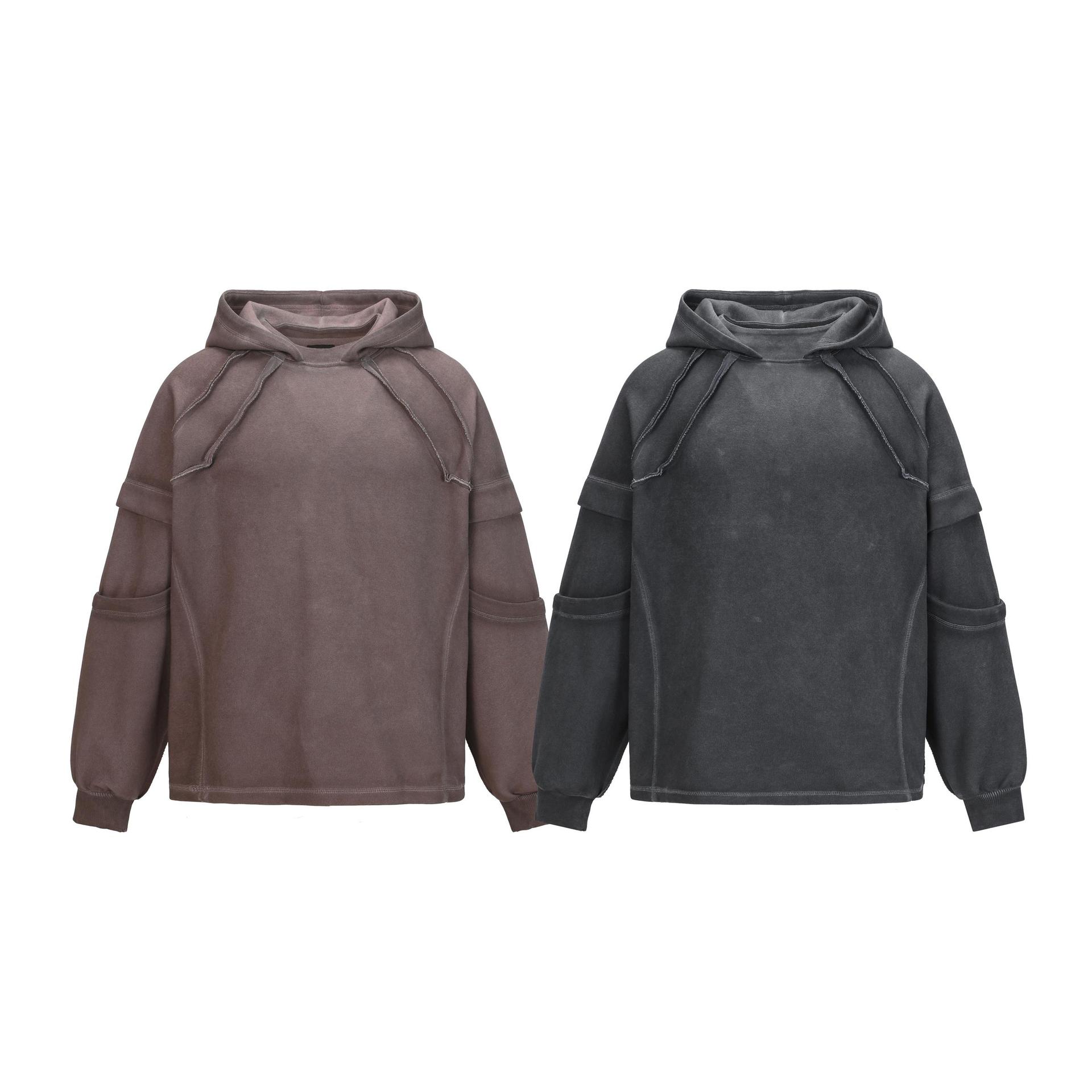 Oversized Cotton Polyester Long Sleeve Hoodie