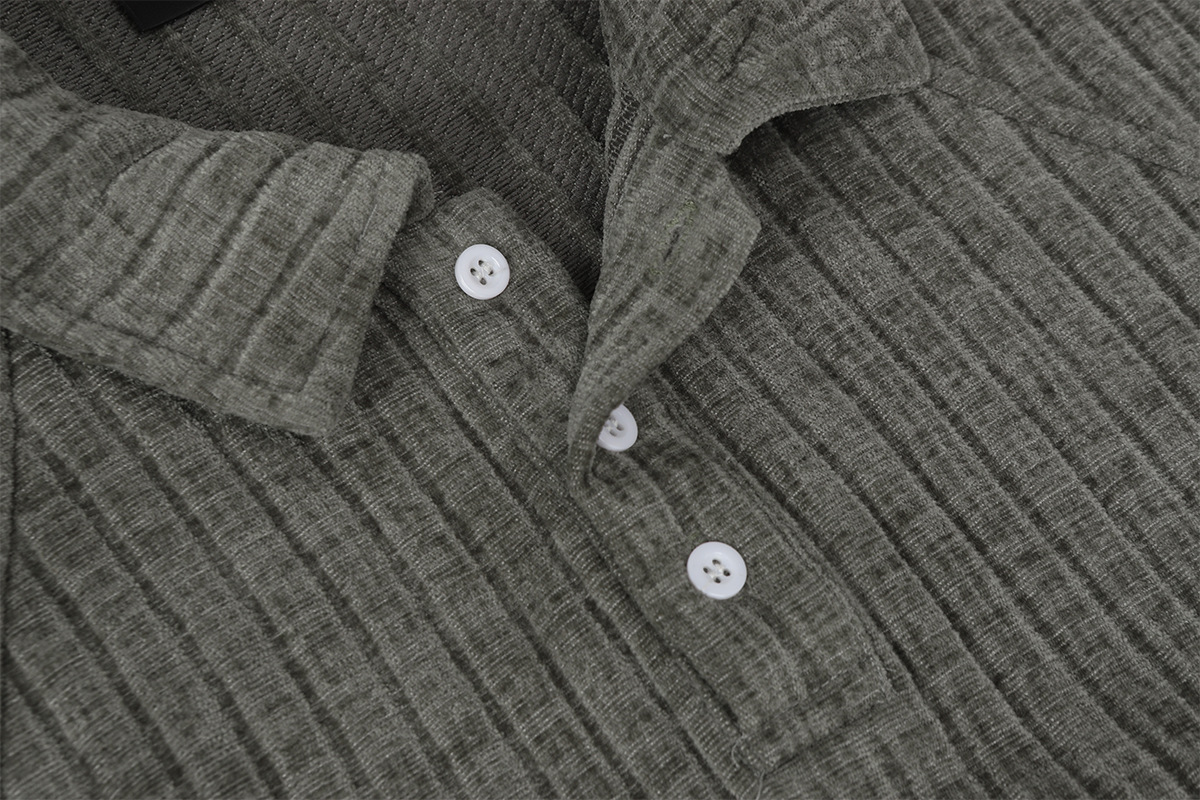 Long Sleeve Polyester Varsity Button Front Sweater