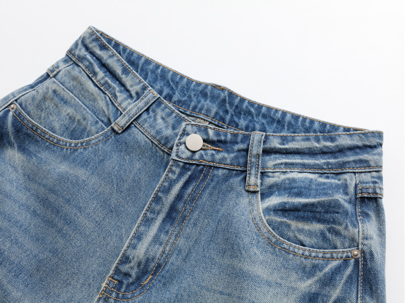 Sexy high waisted straight leg loose wide leg jeans