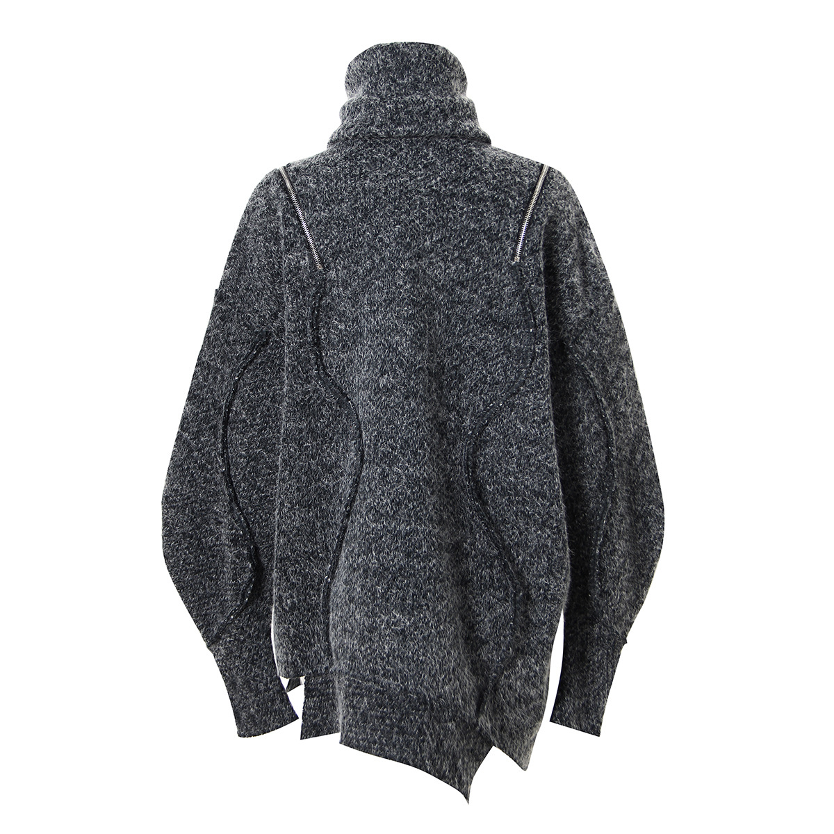Hedging Oversized High Neck Sweater