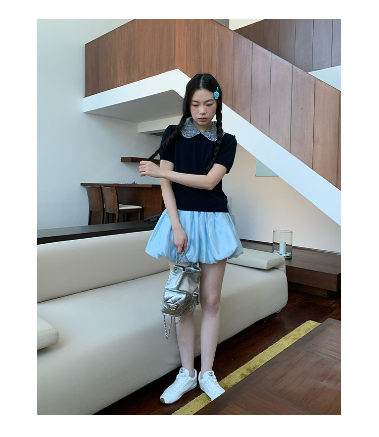 Nylon Playful Bodycon Three Quarter Sweater
